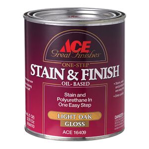 Ace Oil Based Stain and Finish Light Oak Ace Oil Based Stain and Finish Light Oak